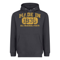 Smoke Made in 1935 87th Birthday Gifts 87 Year old Birthday T-Shirt Heavyweight Hoodie - longCreatives