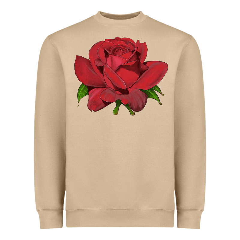 Oklahoma Rose Illustrations Heavyweight Sweatshirt by LillyAllenDesigns | Teevron