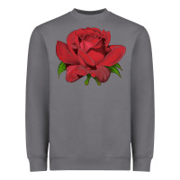 Storm Oklahoma Rose Illustrations Heavyweight Sweatshirt - LillyAllenDesigns