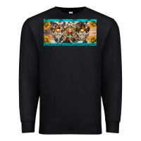 Black western gnome license plate Premium Sweatshirt - BarkalooDesign