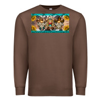 Chestnut western gnome license plate Premium Sweatshirt - BarkalooDesign