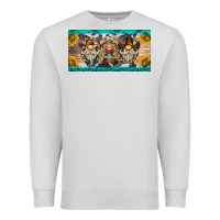 Dove Grey western gnome license plate Premium Sweatshirt - BarkalooDesign