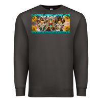 Smoke western gnome license plate Premium Sweatshirt - BarkalooDesign