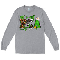Heather Grey St. Patrick's Day PCA Long Sleeve Tee - OliviaCreatesArt