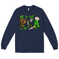 Navy St. Patrick's Day PCA Long Sleeve Tee - OliviaCreatesArt
