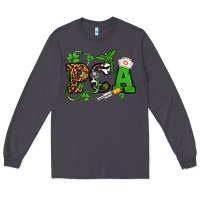 Smoke St. Patrick's Day PCA Long Sleeve Tee - OliviaCreatesArt