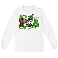 White St. Patrick's Day PCA Long Sleeve Tee - OliviaCreatesArt
