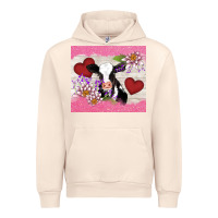Sandshell lotus heart cow valentine Urban Hoodie - AdoDesignShop