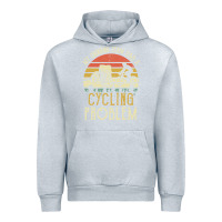 Heather Grey my drinking team has a cycling problem cotton t shirt funny dad gift c Urban Hoodie - longCreatives