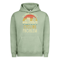 Pigment Oil Green my drinking team has a cycling problem cotton t shirt funny dad gift c Urban Hoodie - longCreatives