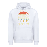 White my drinking team has a cycling problem cotton t shirt funny dad gift c Urban Hoodie - longCreatives