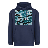 Navy blue camouflage glitter Heavyweight Hoodie - BarkalooDesign