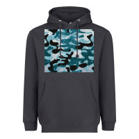 Smoke blue camouflage glitter Heavyweight Hoodie - BarkalooDesign