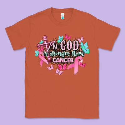 My God Is Stronger Than Cancer Awareness Classic Tee Designed By Howdyjamesfarm