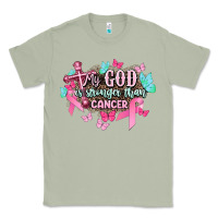Matcha My god is stronger than Cancer Awareness Classic Tee - HowdyJamesFarm
