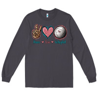 Smoke Peace Love Volleyball Long Sleeve Tee - Jasminsmagicworld