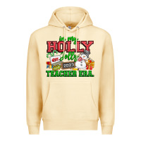Pina Colada In My Holly Jolly Teacher Era Premium Hoodie - CowhideDigitalArt