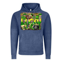 Vintage Denim All you need is coffee and lucky St. Patrick's Vintage Hoodie - HowdyJamesFarm
