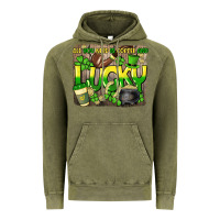 Vintage Olive All you need is coffee and lucky St. Patrick's Vintage Hoodie - HowdyJamesFarm