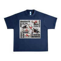 Navy senior 2024 Urban Heavy Tee - CowGirlArtShop