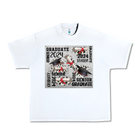 White senior 2024 Urban Heavy Tee - CowGirlArtShop