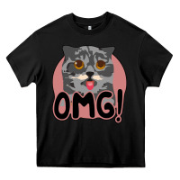 Black omg cat Heavy Core Tee - Bettercallsaul