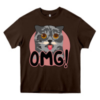 Chocolate Brown omg cat Heavy Core Tee - Bettercallsaul