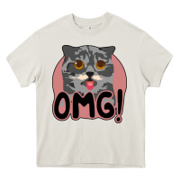 Cream omg cat Heavy Core Tee - Bettercallsaul