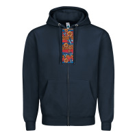 Navy usa flag and cross penwraps Zipper Hoodie - Artiststas