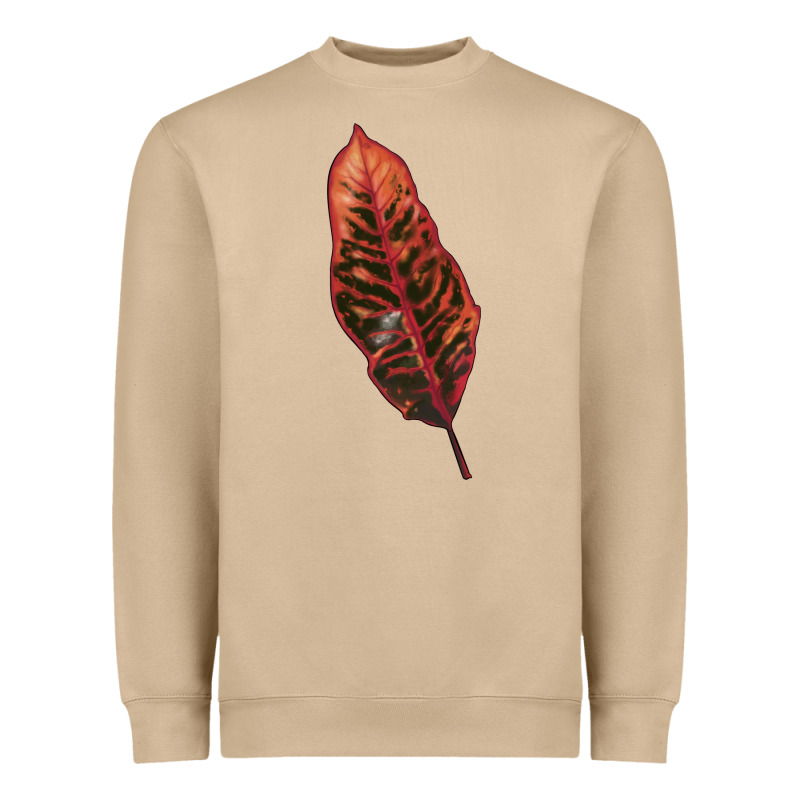 Croton Leaf Heavyweight Sweatshirt by LillyAllenDesigns | Teevron