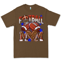 Cacao American Football Mom Premium Tee - NancyCooperArtShop