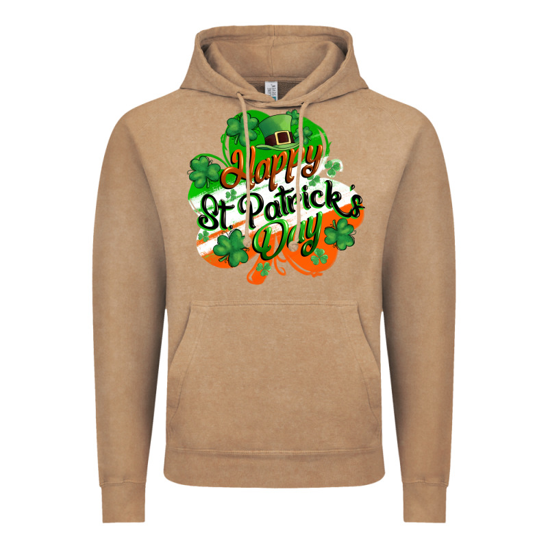 Happy St. Patrick's Day Vintage Hoodie by CowGirlArtShop | Teevron