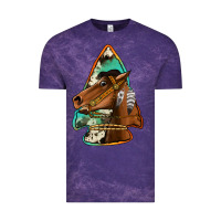 Cloud Purple horse arrowhead Vintage Tee - Jasminsmagicworld