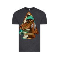 Vintage Black horse arrowhead Vintage Tee - Jasminsmagicworld