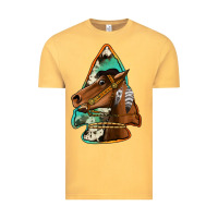 Vintage Mustard horse arrowhead Vintage Tee - Jasminsmagicworld