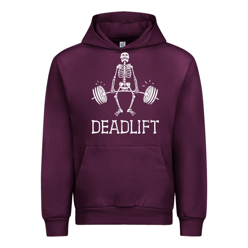 Deadlift Funny Halloween Skeleton Weight Lifting Workout Urban Hoodie by longCreatives | Teevron