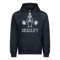 Navy deadlift funny halloween skeleton weight lifting workout Urban Hoodie - longCreatives