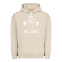 Pigment French Oak deadlift funny halloween skeleton weight lifting workout Urban Hoodie - longCreatives
