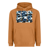 Meerkat blue camouflage background Heavyweight Hoodie - BarkalooDesign