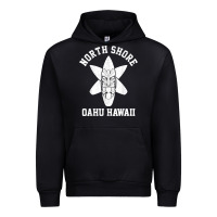 Black Oahu Hawaii North Shore Surf Beach Surfing Surfer Gift Urban Hoodie - longCreatives