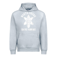 Heather Grey Oahu Hawaii North Shore Surf Beach Surfing Surfer Gift Urban Hoodie - longCreatives