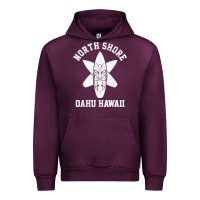 Mauve Wine Oahu Hawaii North Shore Surf Beach Surfing Surfer Gift Urban Hoodie - longCreatives