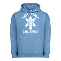 Pigment Pebble Blue Oahu Hawaii North Shore Surf Beach Surfing Surfer Gift Urban Hoodie - longCreatives