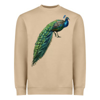 Mushroom Peacock Heavyweight Sweatshirt - LillyAllenDesigns