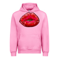 Fuchsia Pink kiss Urban Hoodie - AdoDesignShop