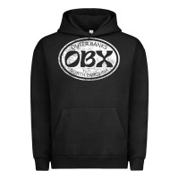 Pigment Black Outer Banks North Carolina OBX Beach Summer Travel Vintage Birthday Urban Hoodie - longCreatives