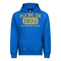 Cobalt Made in 1935 87th Birthday Gifts 87 Year old Birthday T-Shirt Urban Hoodie - longCreatives