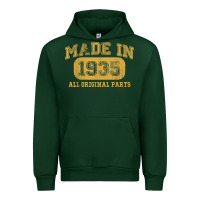 Forest Green Made in 1935 87th Birthday Gifts 87 Year old Birthday T-Shirt Urban Hoodie - longCreatives