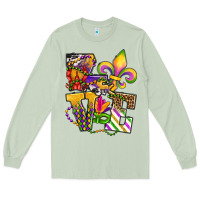 Matcha louisiana map love Long Sleeve Tee - OliviaCreatesArt