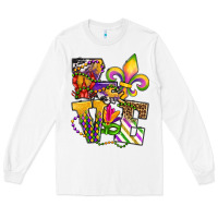 White louisiana map love Long Sleeve Tee - OliviaCreatesArt